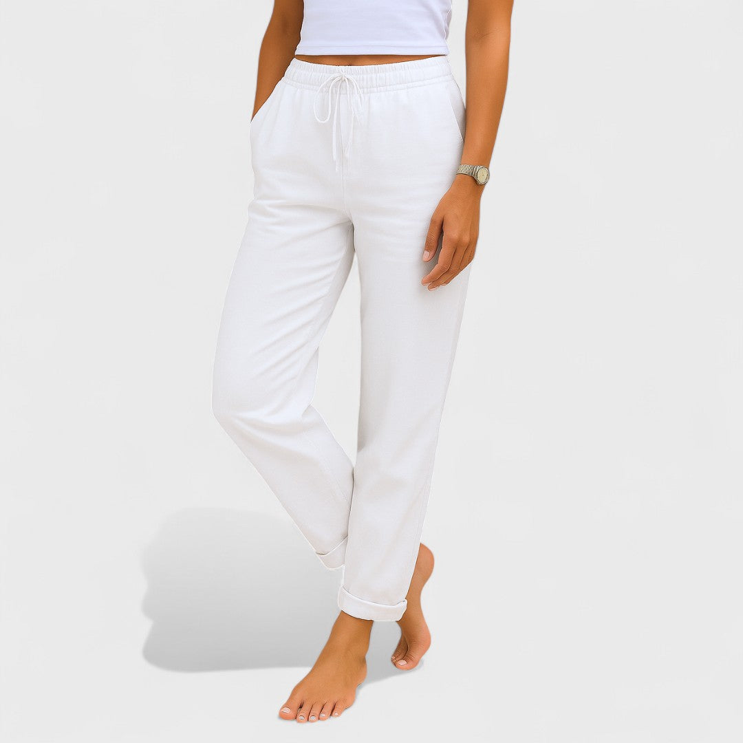 Klara - lenvászon Stretch Nadrág