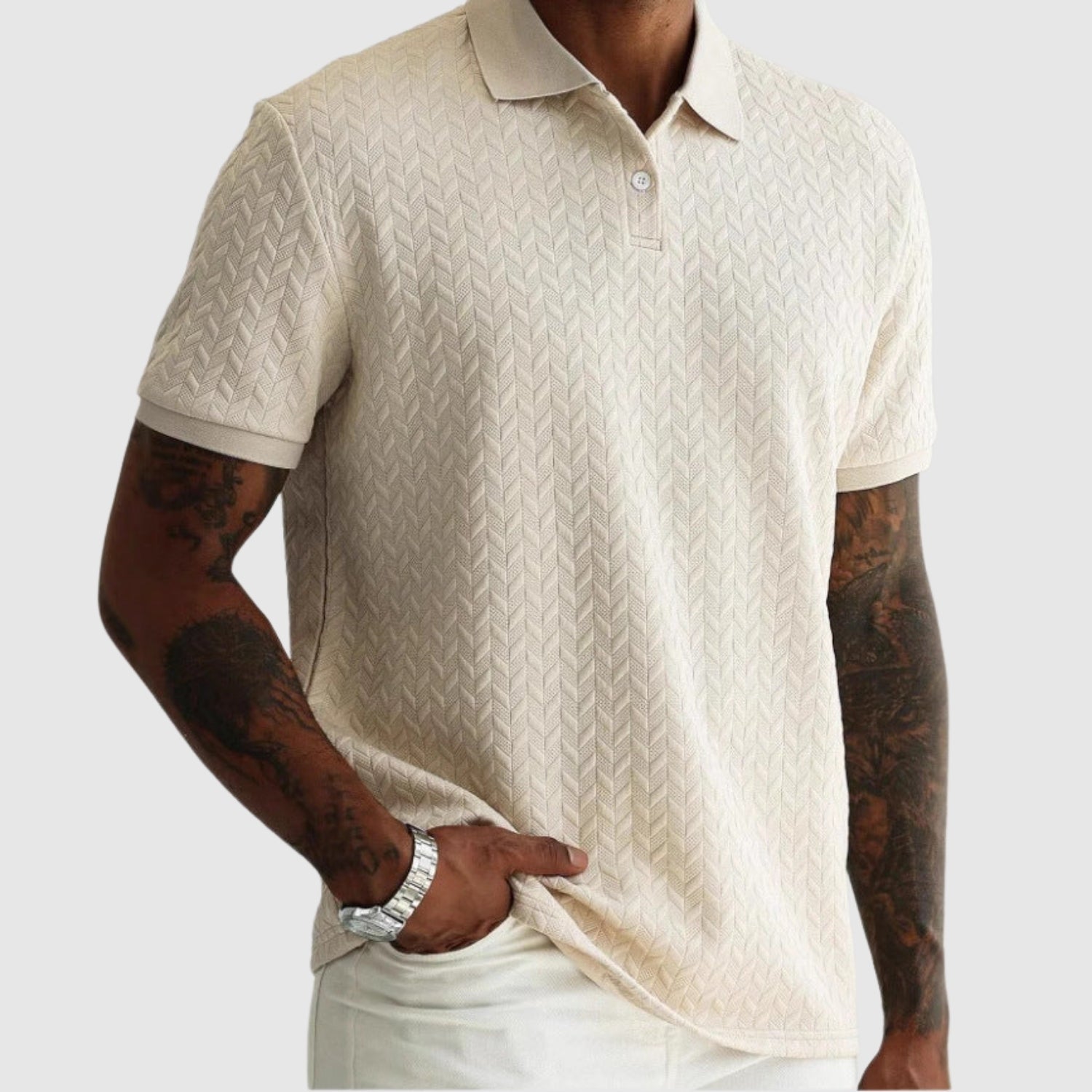 Vince – Strukturált polo póló