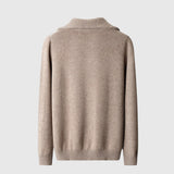 Farkas - Taranto merinógyapjú pulóver cipzárral