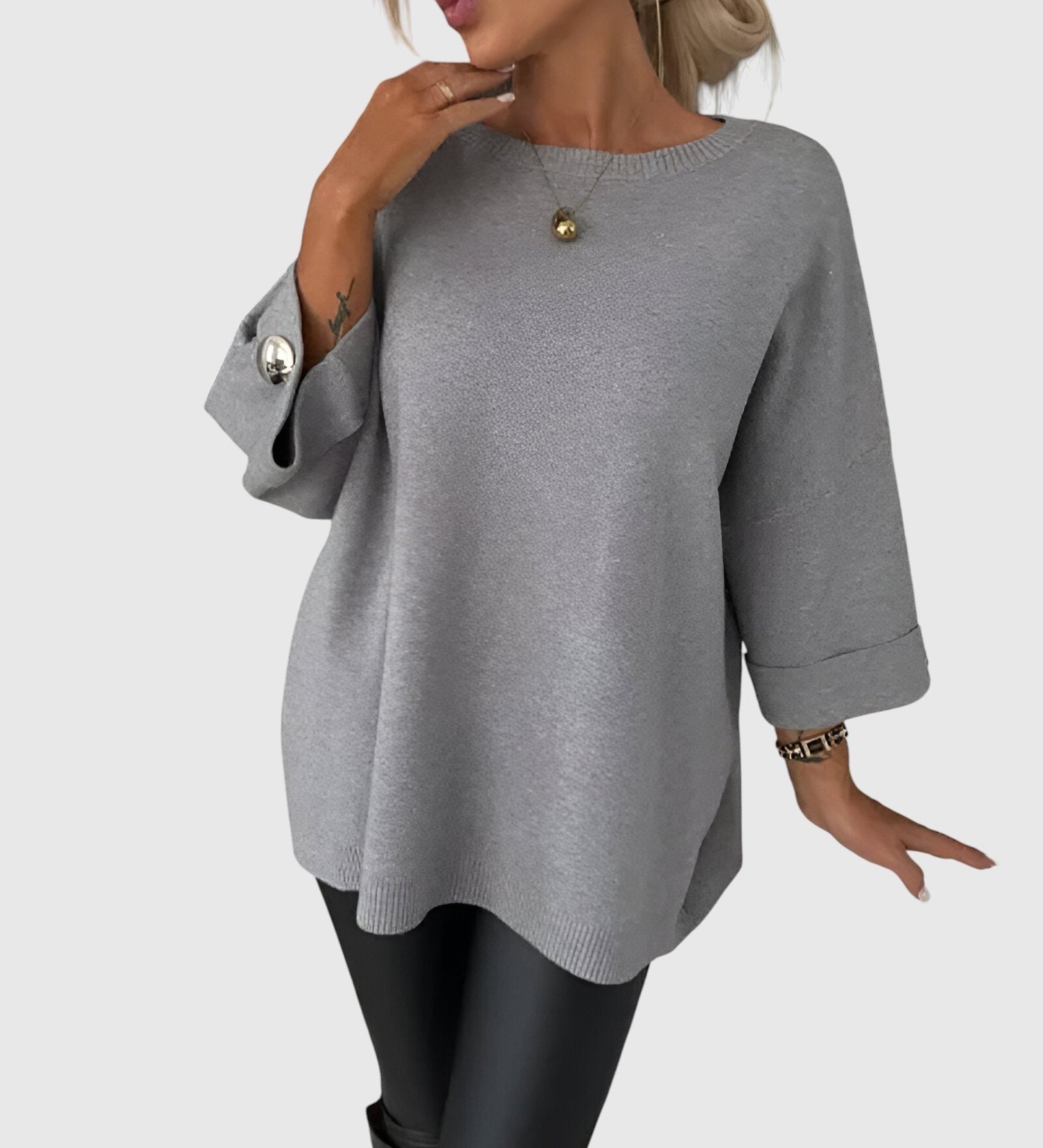 Janel - Elegáns mindennapi pulóver