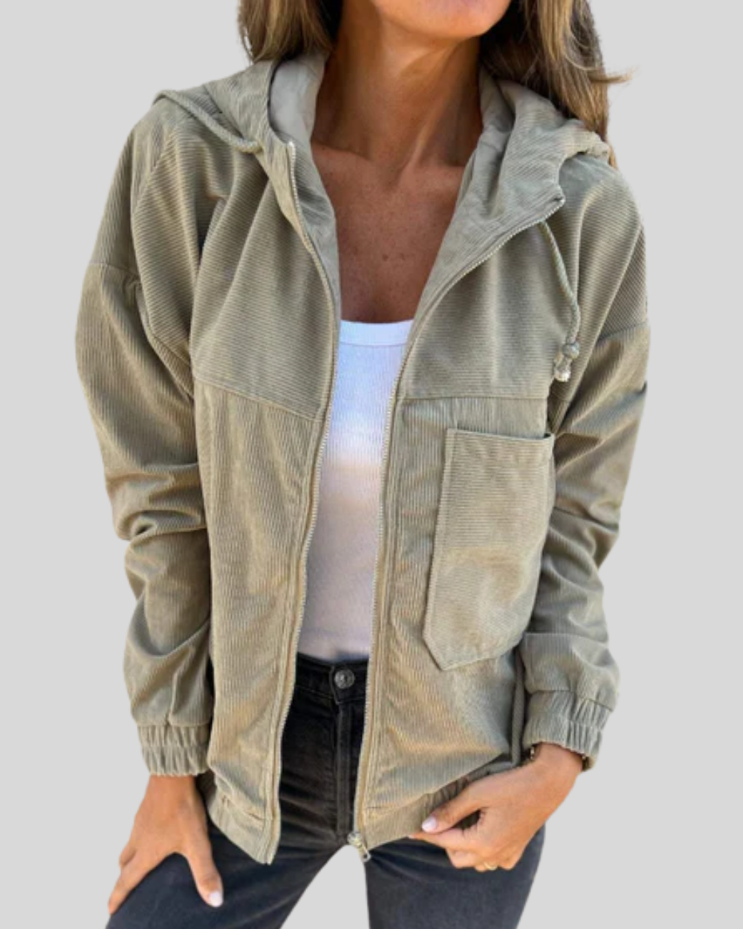 Mabel | Puha Gilet Cipzárral