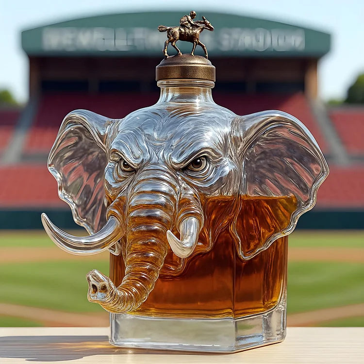 Elefánt Korona Royal whisky üveg