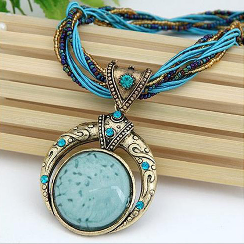 Boho Medálos Nyaklánc