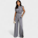 Szofia - Aszimmetrikus szett drapírozott vállakkal