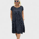 Nélia - Nyári Ruha Kerek Nyakkivágással