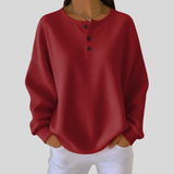 Henley Pulóver Korall