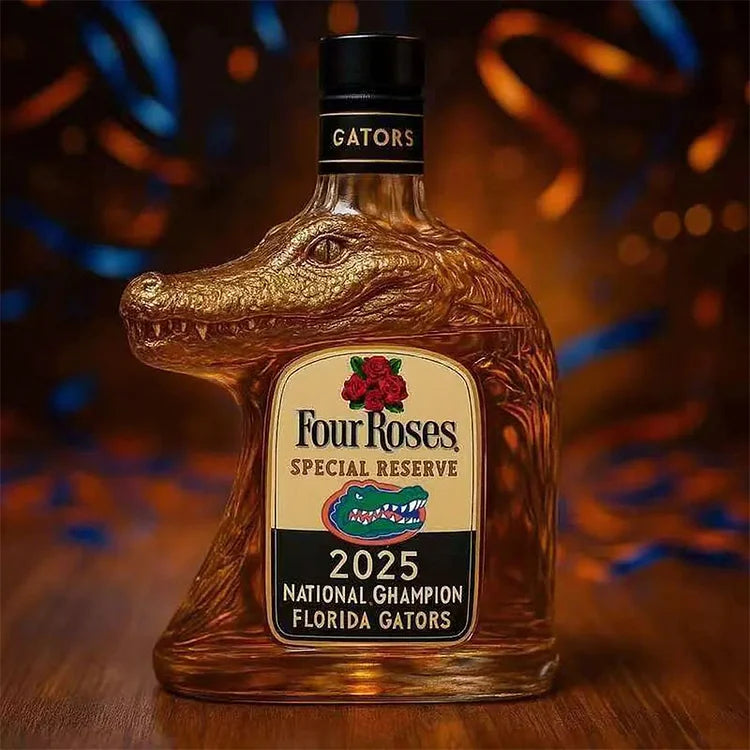 Krokodil alakú whiskey dekantáló