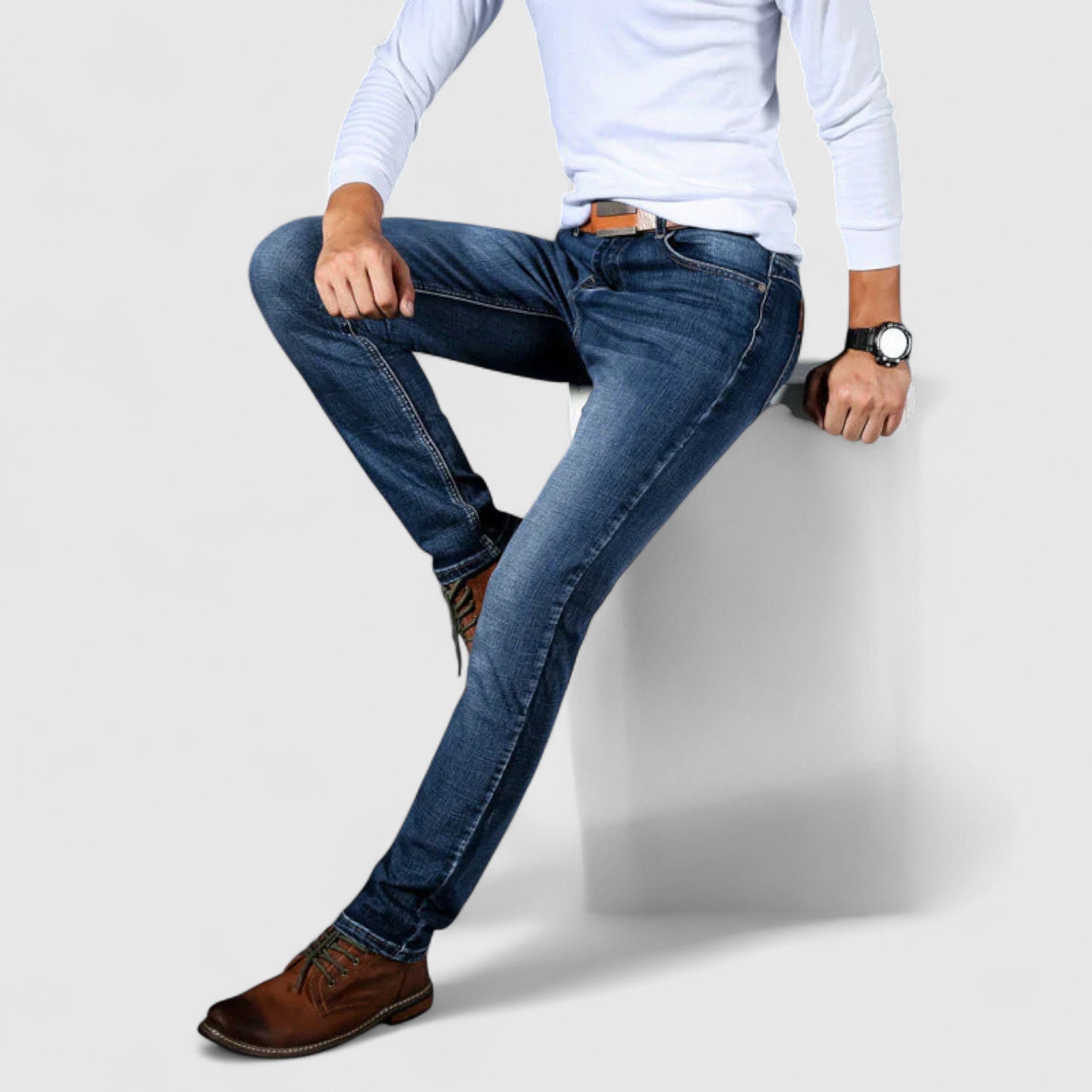 Prémium elasztikus farmer