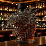 Sárkányfej formájú whisky kancsó