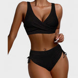 Helena - Magas Derékú Bikini Keresztpánttal