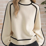 Donna | Elegáns Magasnyakú Pulóver