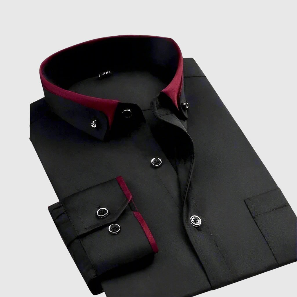 Jan - Kontrasztos galléros ing