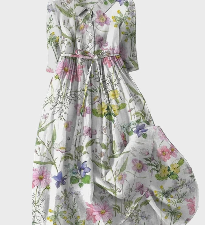 Hosszú színes ruha