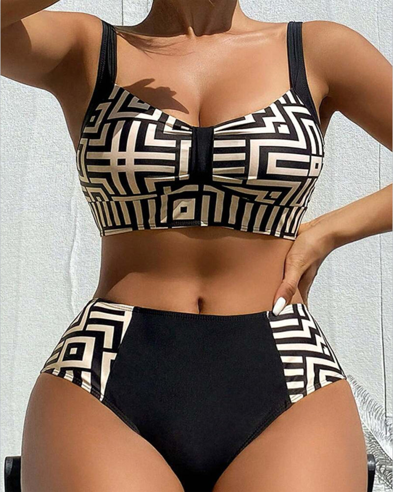 Helena - Elegáns, két részes bikini mintával