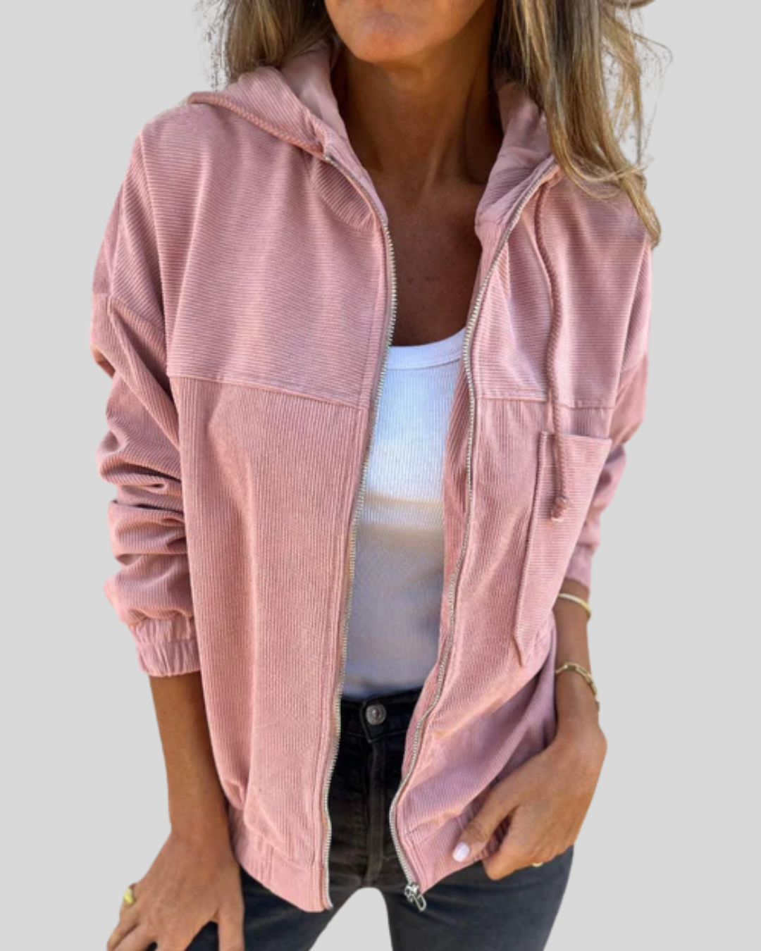 Mabel | Puha Gilet Cipzárral