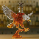 Fehérfejű sas formájú whisky üveg