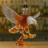 Fehérfejű sas formájú whisky üveg