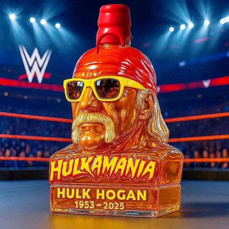 1953 Limitált kiadású Hulk Hogan whiskey üveg gyűjtemény