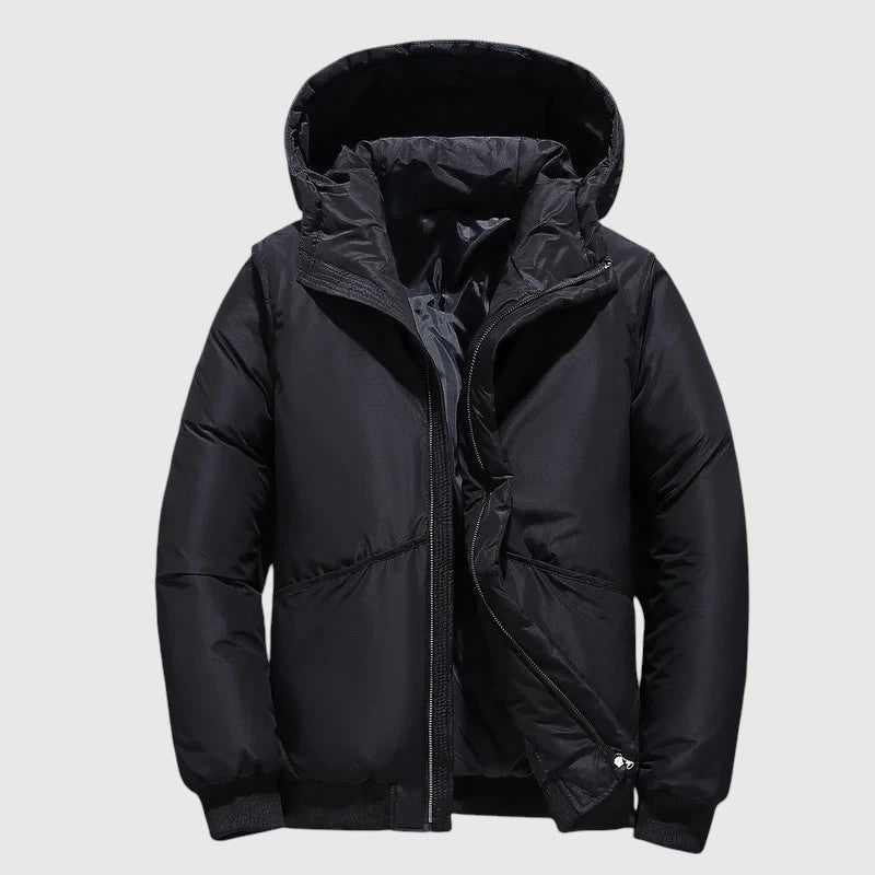 Josef - Pehelykabát kapucnival és tartós bevonattal