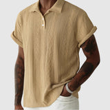 Tivadar – Finom kötött póló texturált dizájnnal