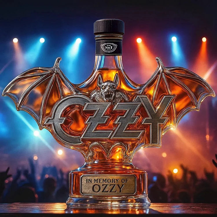 Ozzy Osbourne emlékére Whiskey Üveg