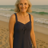 Paula - Csíkos strandruha