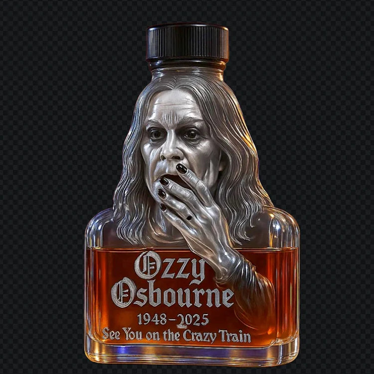 Ozzy Ne vedem a vonat őrült Whiskey üveg