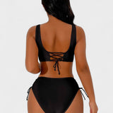 Helena - Magas Derékú Bikini Keresztpánttal