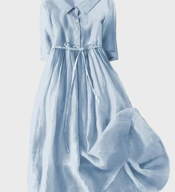 Elegáns galléros ruha