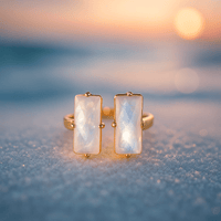 Agnes | Anello in pietra di luna