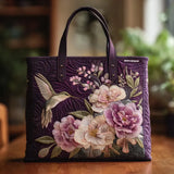 Párnázott Kézitáska - Kolibri és Orchideák