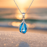 Filippa | Collana in zirconia blu