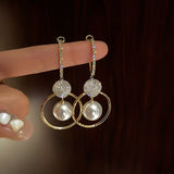 High-quality freshwater pearl earrings