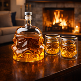 Whiskey Üveg - Üveg és Pohár Készlet Kiadás