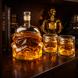 Whiskey Üveg - Üveg és Pohár Készlet Kiadás