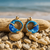 Mette | Orecchini dipinti a mano