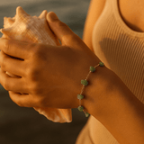Millea | Bracciale in pietra verde