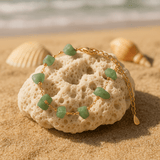 Millea | Bracciale in pietra verde