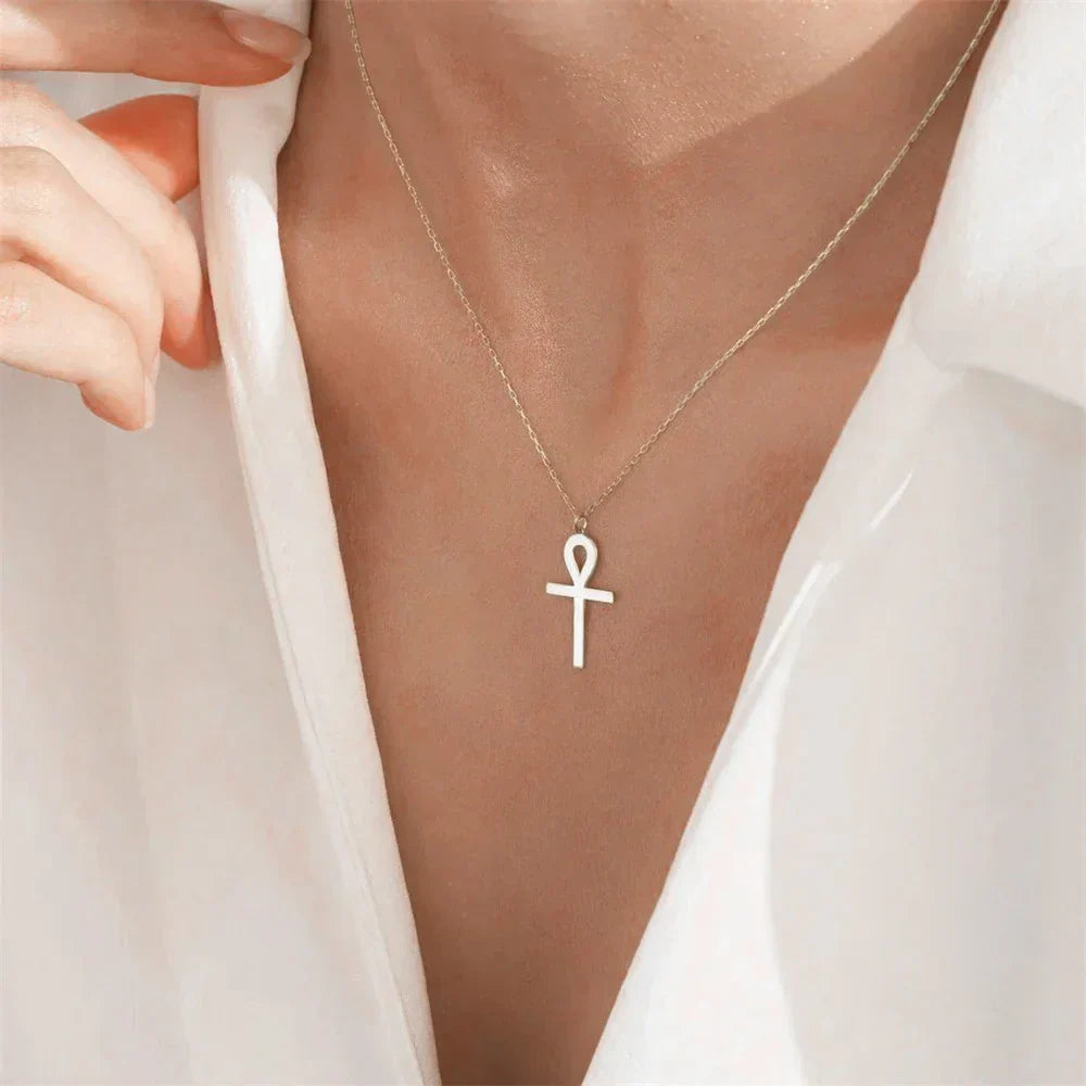 Arany Ankh Medálos Nyaklánc