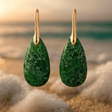 Thilde maria smaragd zöld fülbevaló