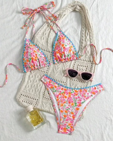 Rita - Nyakba köthető, vibráló csipkéből készült bikini