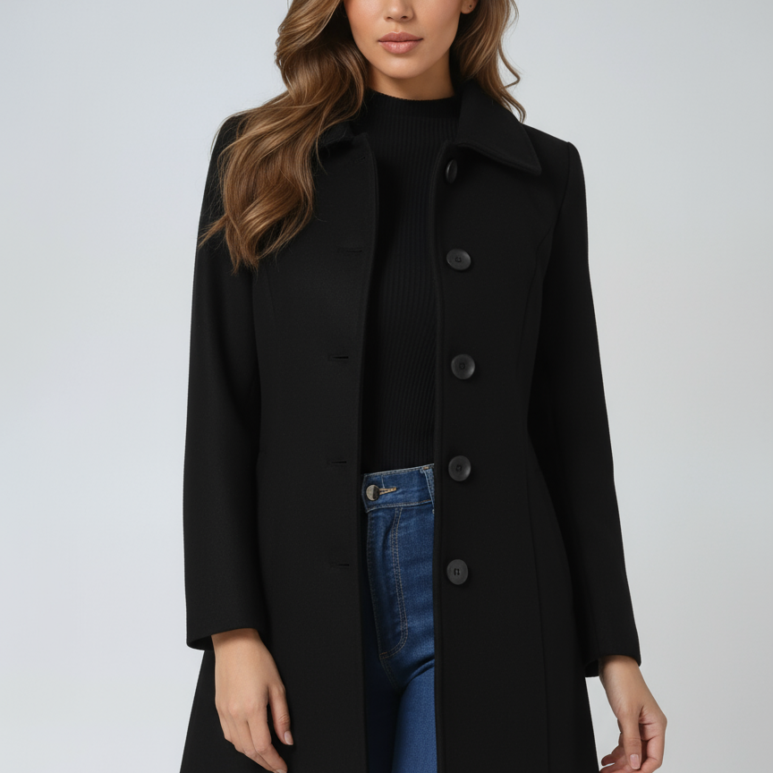 Josephine - Női Egysoros Téli Trench Kabát