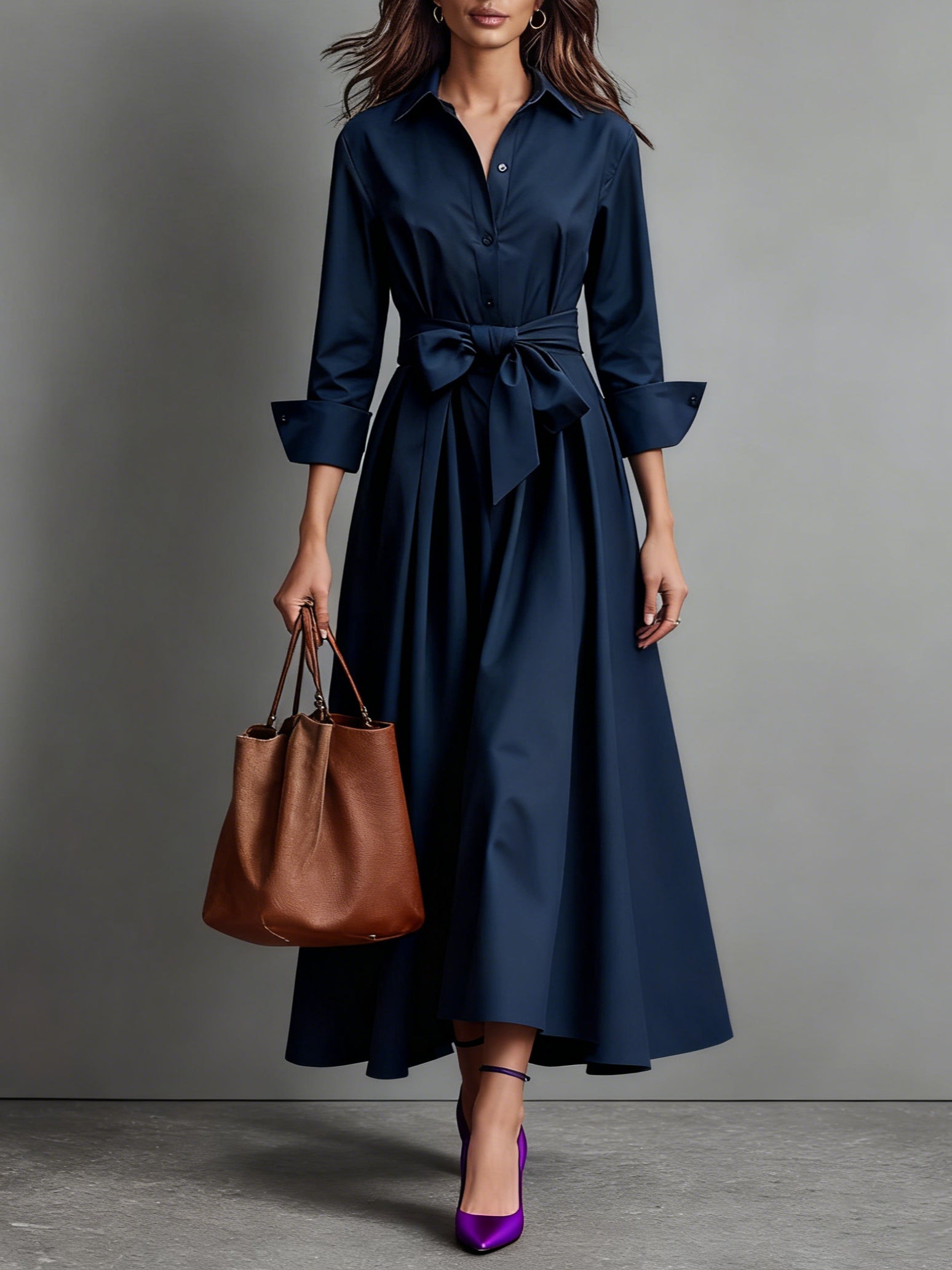 Marise™ | Elegáns Maxi Ruha Masni Részlettel