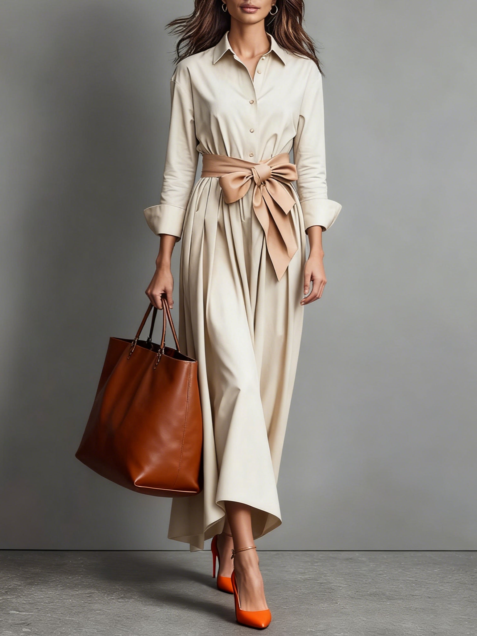 Marise™ | Elegáns Maxi Ruha Masni Részlettel