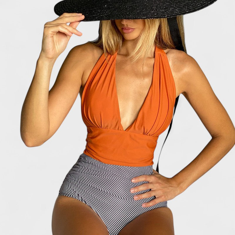 Joana - Elegáns Fürdőruha Magas Derékkal