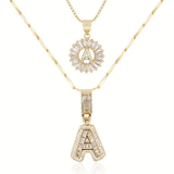 Moissanite Kezdeti Nyaklánc Készlet