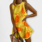 Orvienne – Mini ruha rák mintával