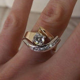 Bague Fusion Dorée™ – Szabad Forma & Csillogás