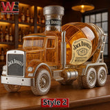 Cement mixer formájú whisky üveg