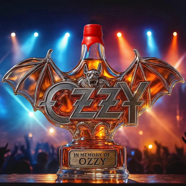 Ozzy Osbourne emlékére Whiskey Üveg